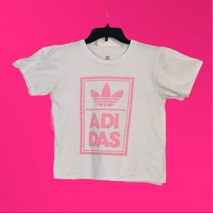 ADIDAS Printed Short sleeve top shirt/ Size: S